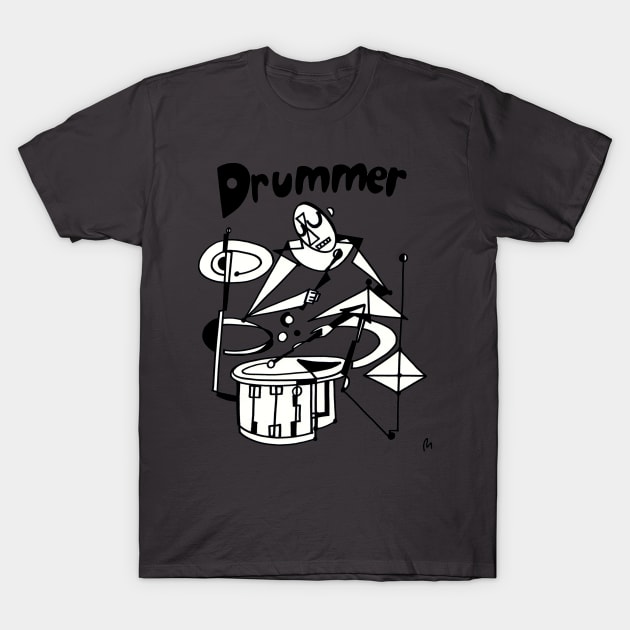 Drummer (Male) by Pollux T-Shirt by WorldofPollux